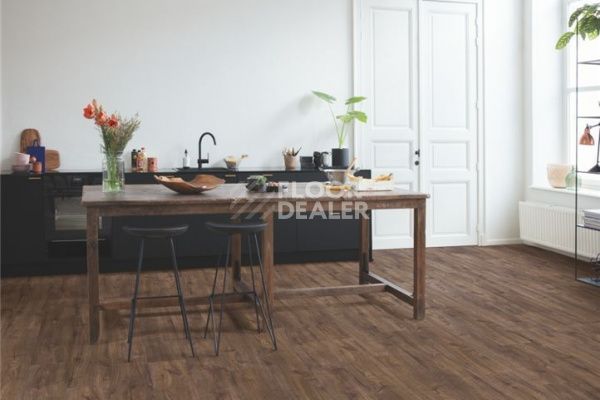 Плитка ПВХ Quick Step Pulse Click Дуб осенний шоколадный PUCL40199 фото 2 | FLOORDEALER